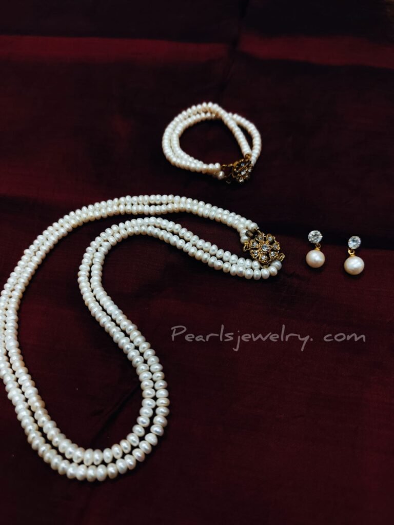 Kundan Pearl Necklece