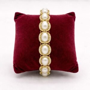 Pearl Oval Bracelet