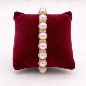 Pink Round Freshwater Pearl bracelet